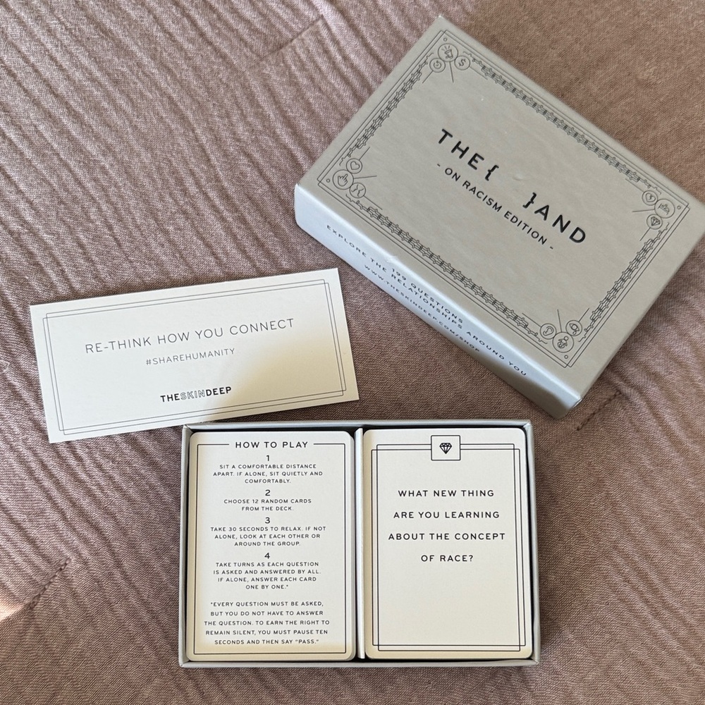 The { } And Card Game on Racism Edition